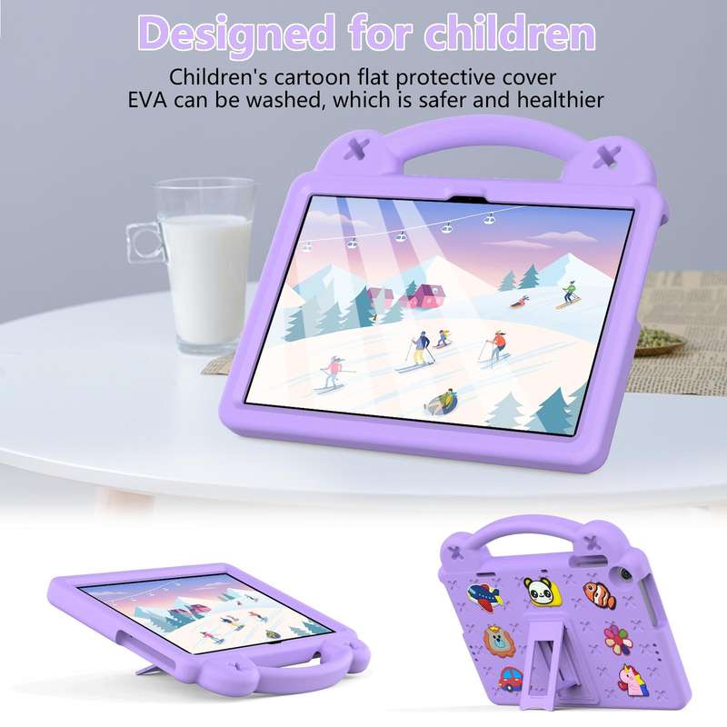 For Lenovo Tab M10 3rd Gen TB328FU / TB328XU 2022 10.1 Handle Kickstand Children EVA Shockproof T...