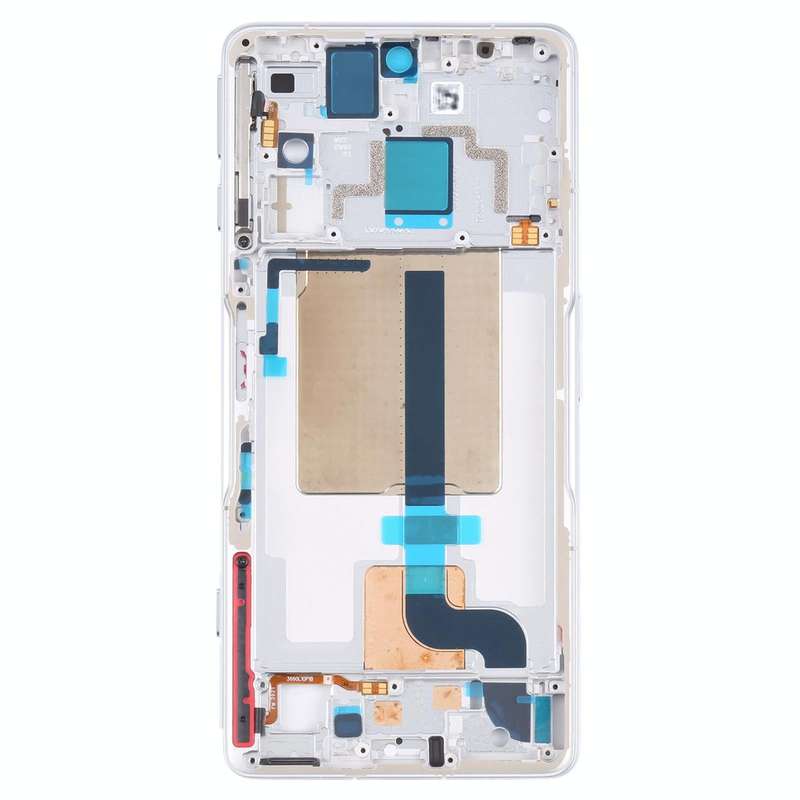 Front Housing LCD Frame Bezel Plate for Xiaomi Redmi K50 Gaming/Poco F4 GT(White)