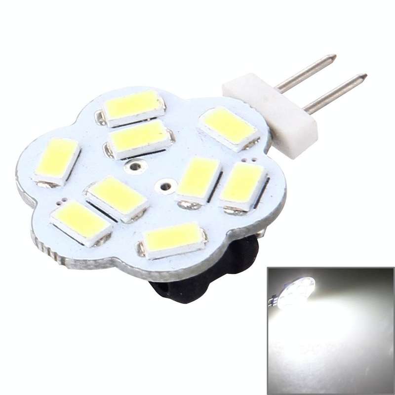 G4 9 LED SMD 5730 Flower Decorative Light for Indoor / Outdoor Decoration, DC/AC 12-24V, Side Pin...