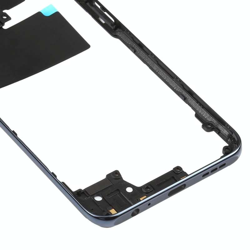 Middle Frame Bezel Plate for Xiaomi Redmi Note 10 M2101K7AI M2101K7AG(Black)