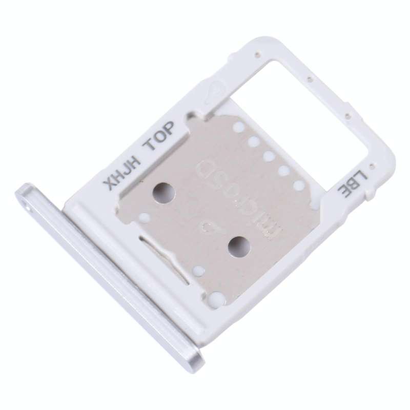 For Samsung Galaxy Tab S8+ SM-X800 Original SIM Card Tray + Micro SD Card Tray (Silver)