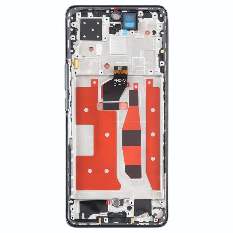Original LCD Screen For Honor 60 Pro Digitizer Full Assembly with Frame(Black)