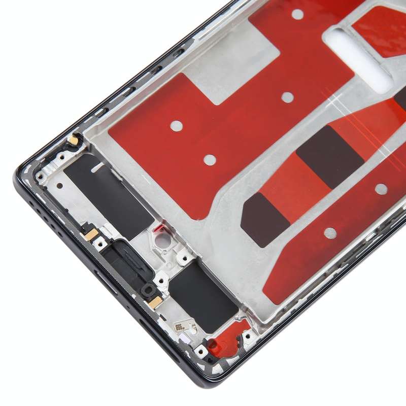 For Honor 60 Front Housing LCD Frame Bezel Plate(Black)