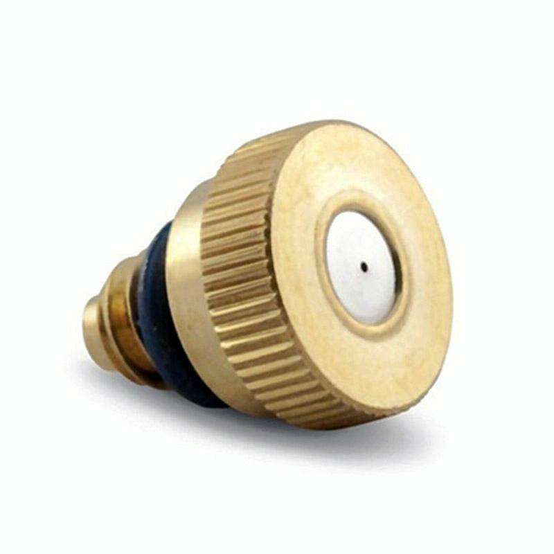 Outdoor Lawn Garden PE Hose Mist Watering Line Misting Cooling System with 21 x Mist Nozzles, Len...