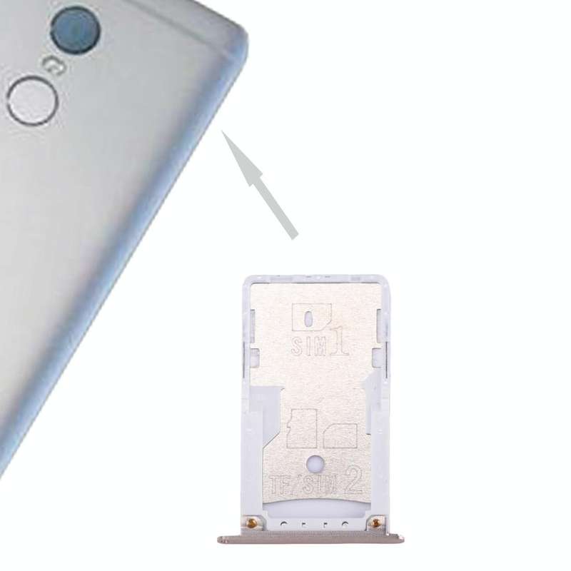 For Xiaomi Redmi Note 4 SIM & SIM / TF Card Tray(Gold)