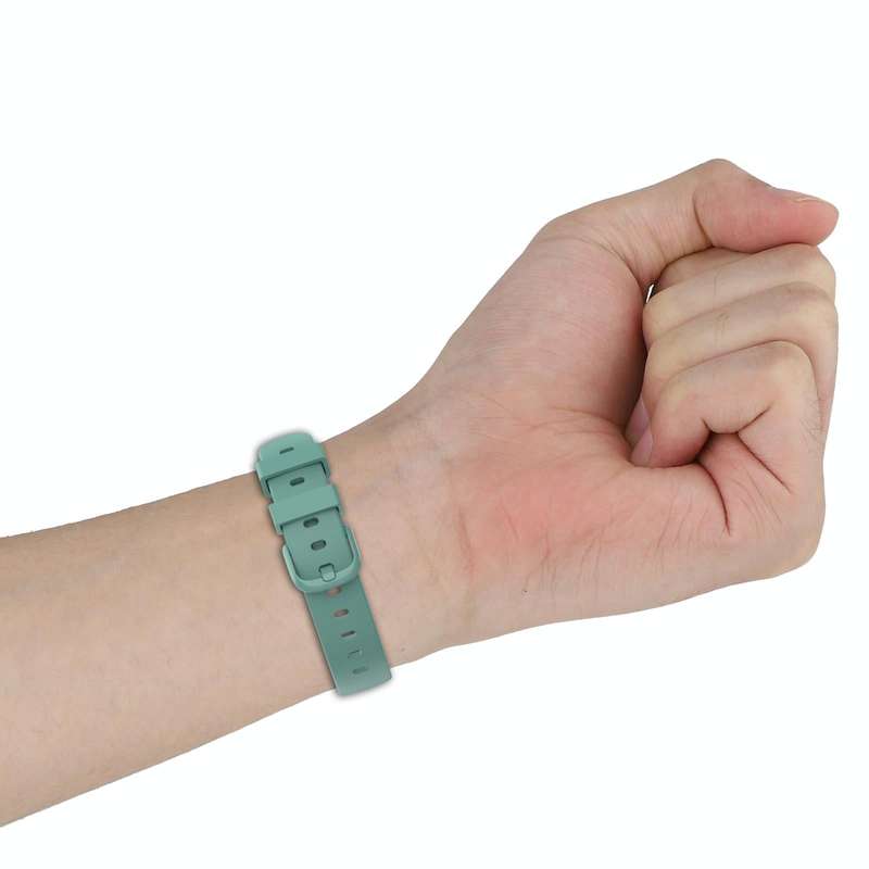 For Fitbit Inspire 3 Solid Color Silicone Watch Band, Size:L(Apricot Color)