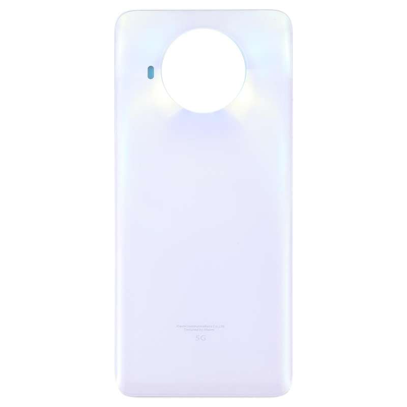 Glass Battery Back Cover for Xiaomi Redmi Note 9 Pro 5G/Mi 10T Lite 5G(White)