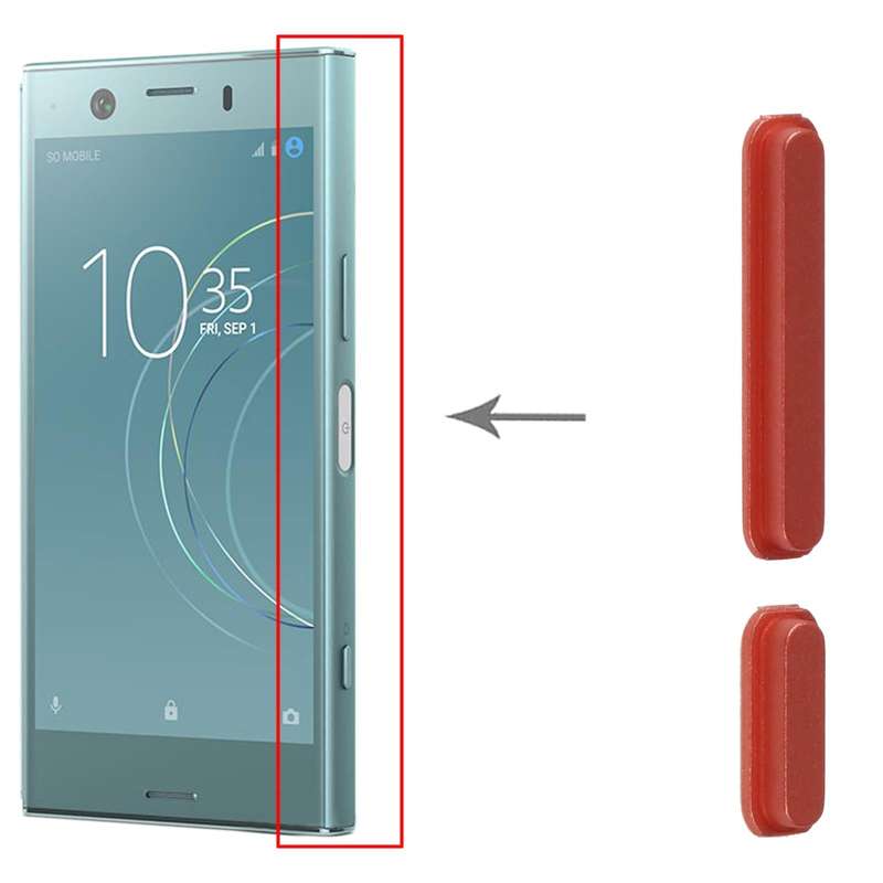 Original Side Keys for Sony XPeria XZ1 Compact (Orange)