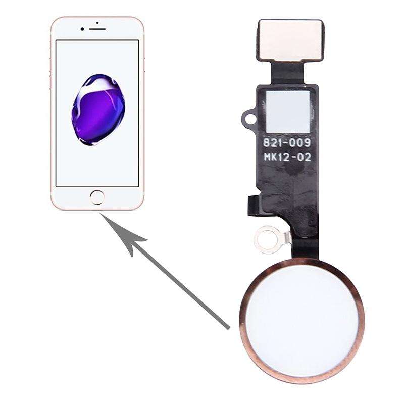 Home Button for iPhone 7, Not Supporting Fingerprint Identification(Rose Gold)