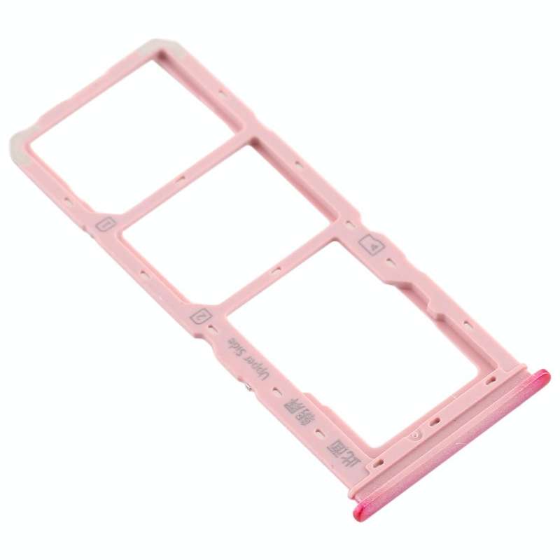 For vivo Y3 SIM Card Tray + SIM Card Tray + Micro SD Card Tray (Red)