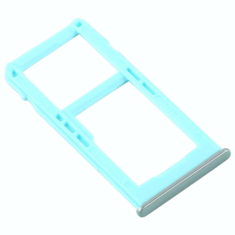 For Samsung Galaxy M40 SM-M405 SIM Card Tray + SIM Card Tray / Micro SD Card Tray (Baby Blue)