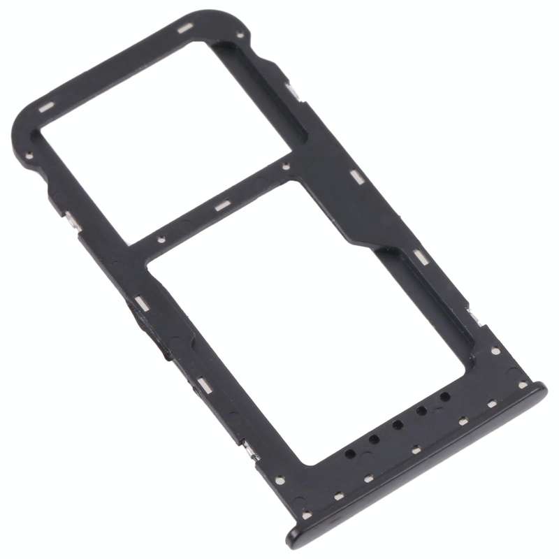 SIM Card Tray + SIM Card Tray / Micro SD Card Tray for Honor 6C Pro (Black)