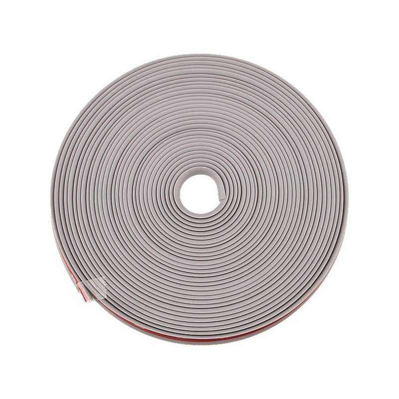 8m/roll Car Wheel General Sticker Modified Protection Sticker Anti-collision Strip(Gray)
