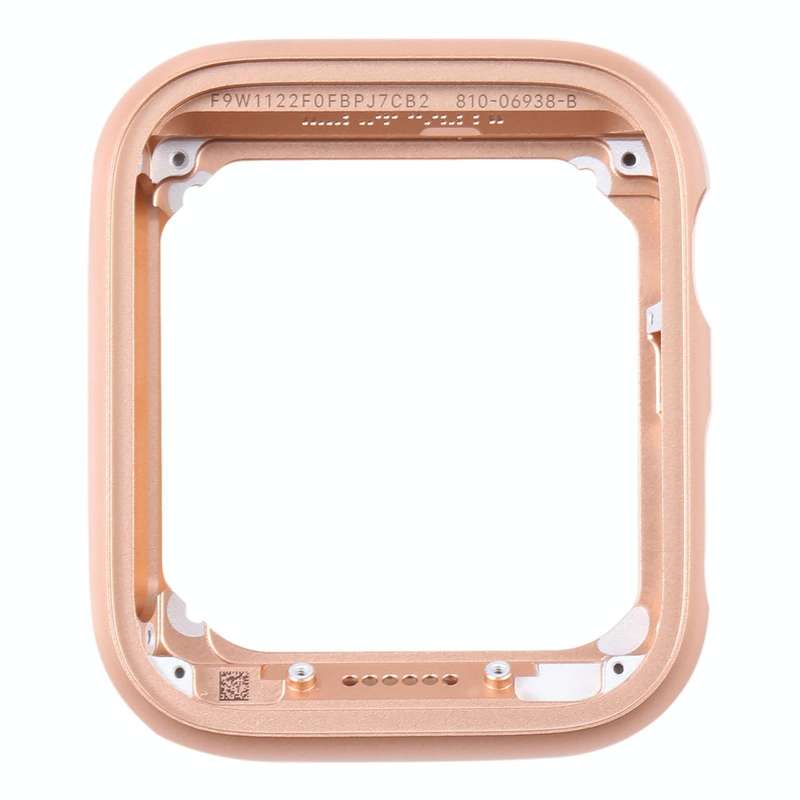 For Apple Watch Series SE 2022 40mm Stainless Steel Middle Frame Bezel Plate (Rose Gold)