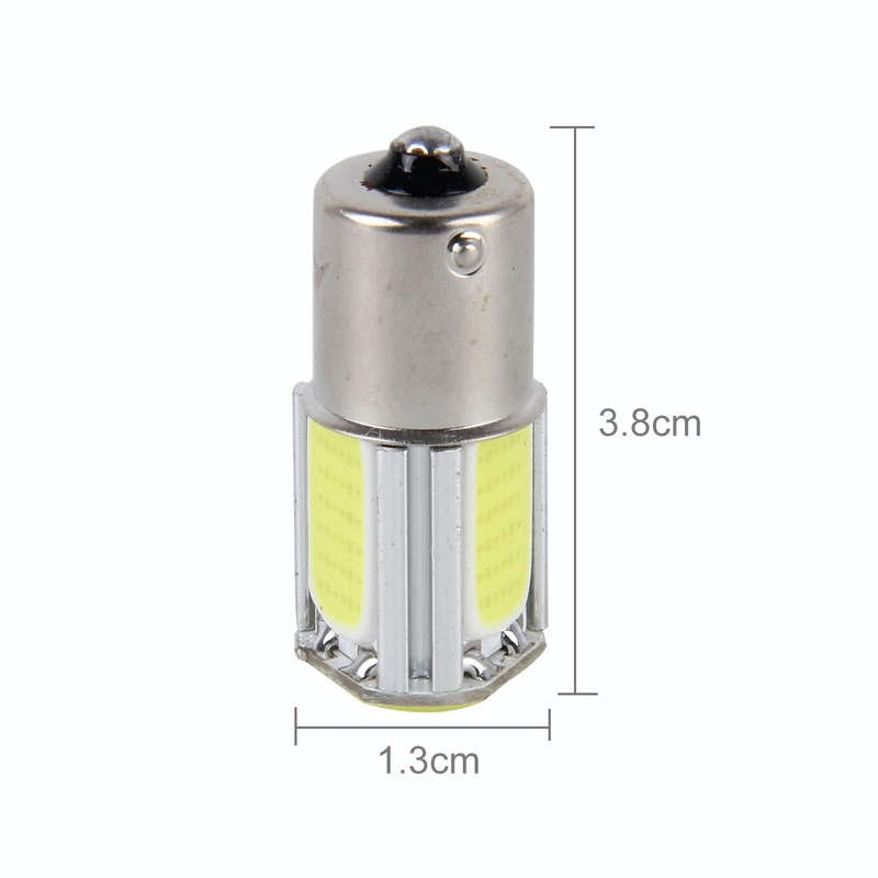 2 PCS 1156/BA15S 5W 6000K 350lm 4 COB LEDs Canbus Car Brake Light Tail Light Bulb, DC 12V(White L...