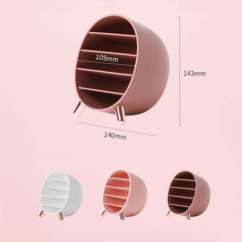 LSHZ08 Five-Layers Desktop Cosmetics Storage Box(White)