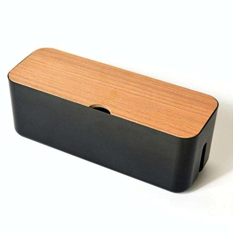 Power Cable Storage Box Case Anti-dust Charger Socket Organizer Desktop Network Line Storage Bin(...