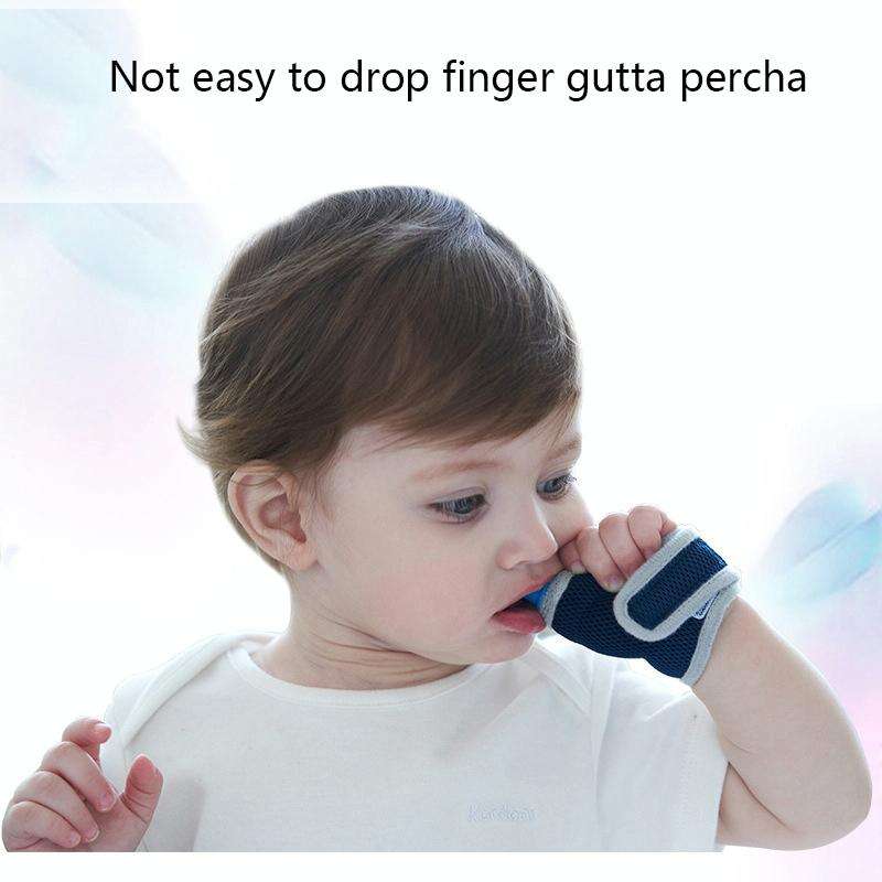 ZT001 Baby Silicone Molar Finger Cots Children Anti-Bite Hand Breathable Thumb Cots Teether Mater...