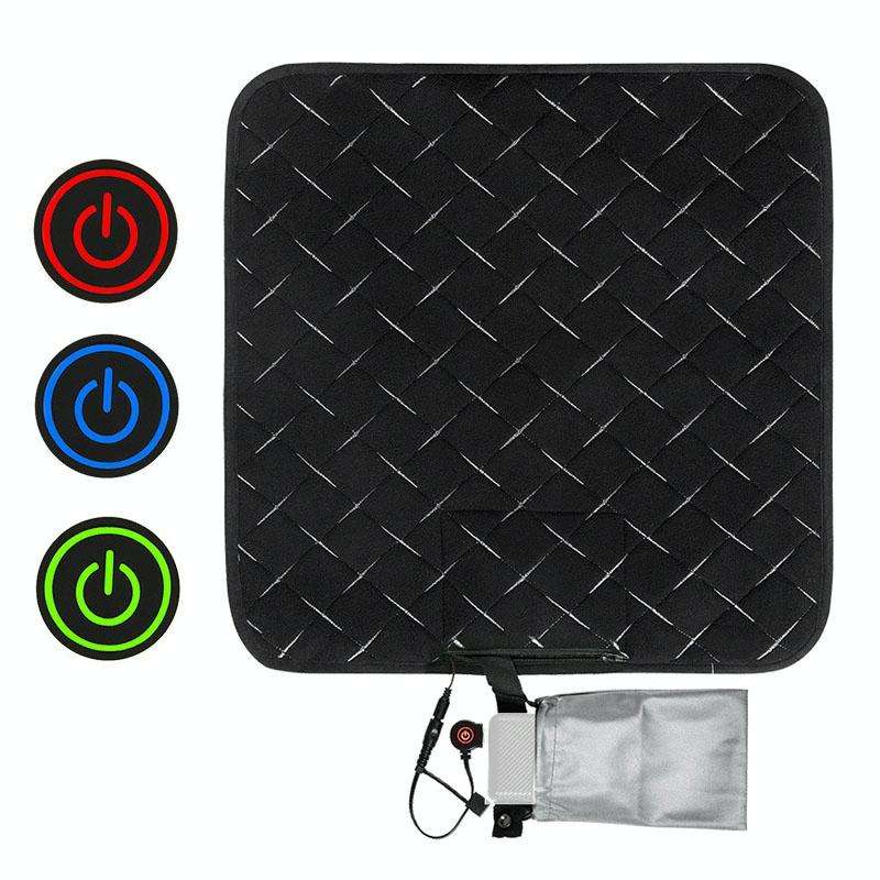 USB Charging Intelligent Thermostatic Heating Cushion(Black)