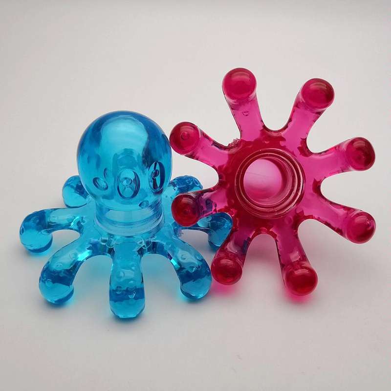 3 PCS Mini Plastic Massager Octopus Waist Leg Full Body Massager(Random Color)