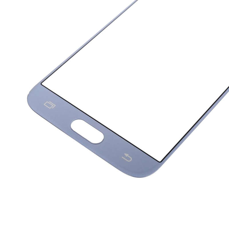 For Samsung Galaxy J3 (2017) / J330 10pcs Front Screen Outer Glass Lens (Blue)