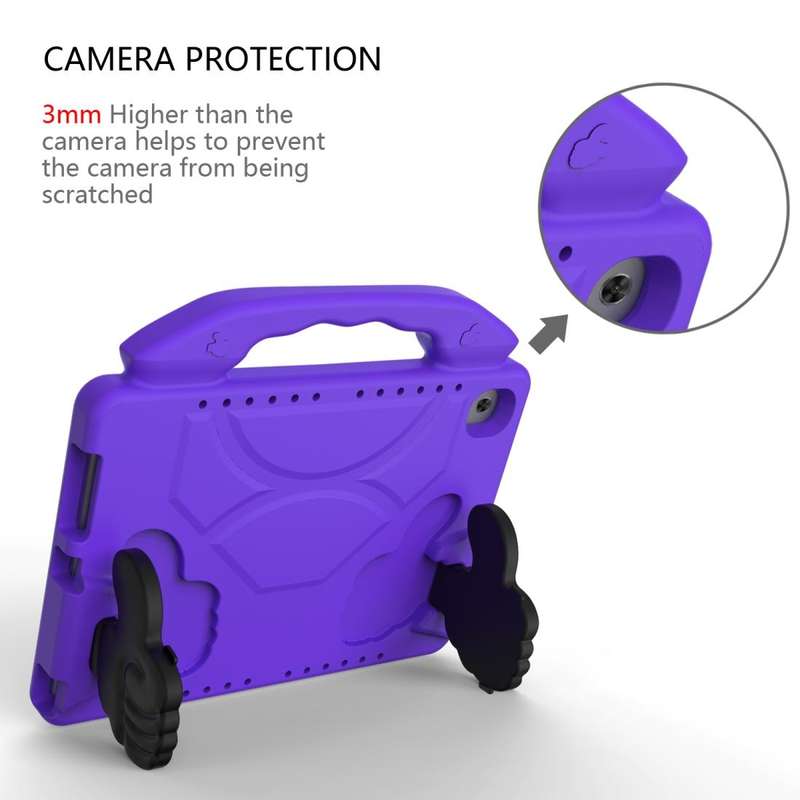 For Huawei MediaPad M5 10.8 inch EVA Children Falling Proof Flat Protective Shell With Thumb Brac...