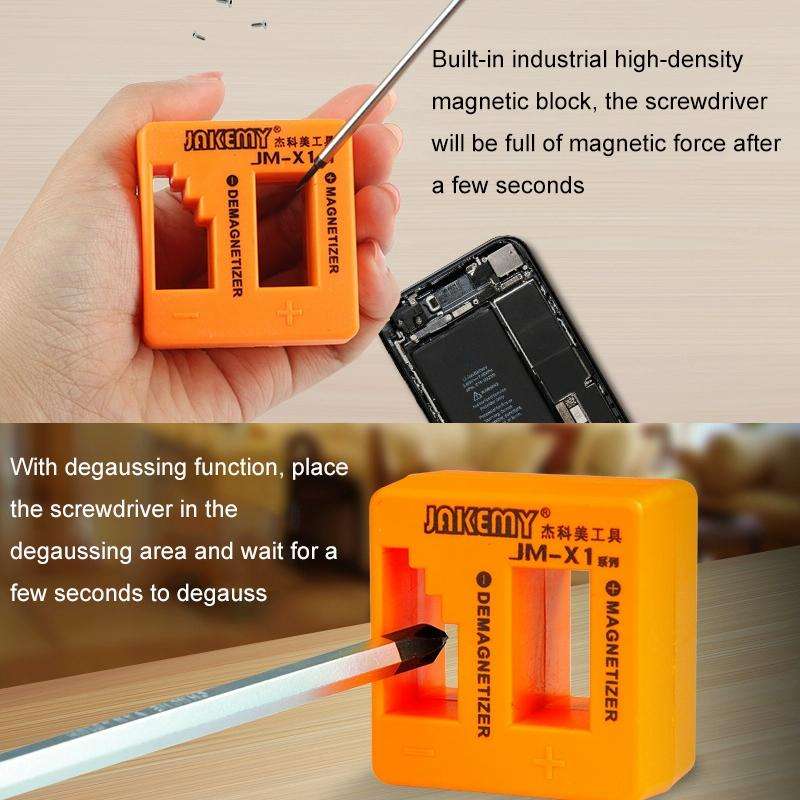JAKEMY JM-X1 Manual Screwdriver Magnetizer/Demagnetizer