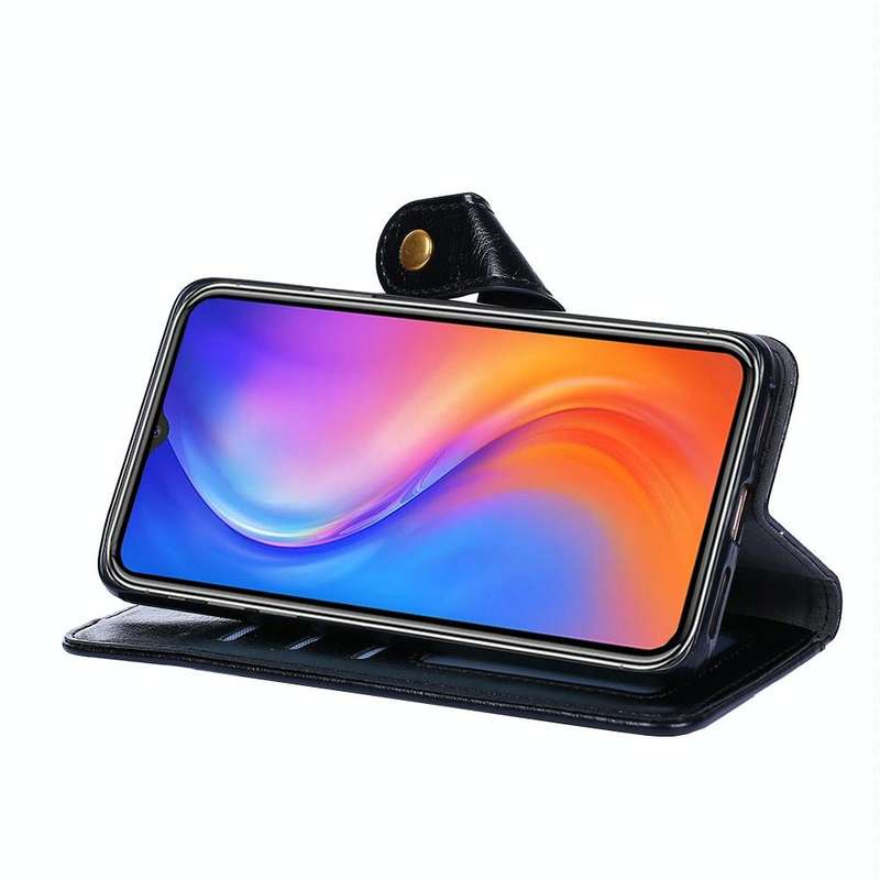 For Itel Vision 1 Pro Zipper Bag Leather Phone Case(Black)