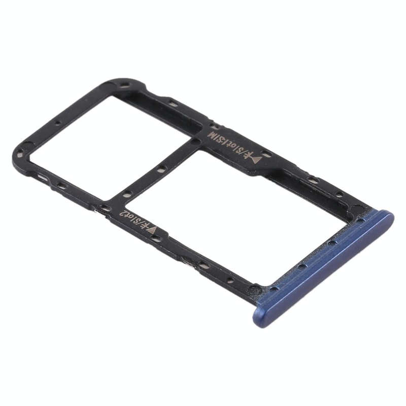 SIM Card Tray + SIM Card Tray / Micro SD Card for Huawei Maimang 6(Blue)