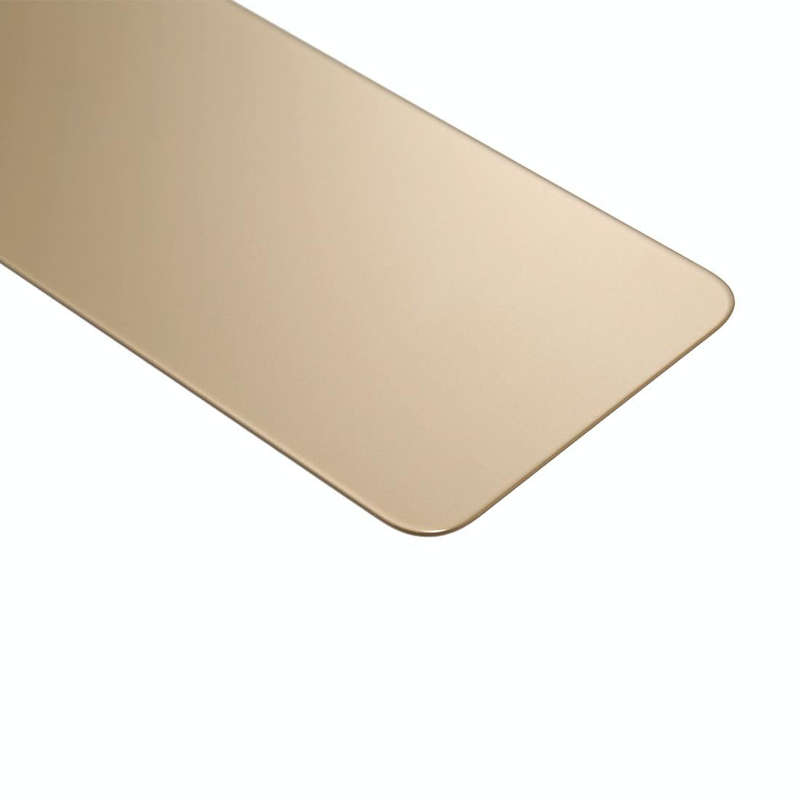 Glass Battery Back Cover for iPhone X(Gold)
