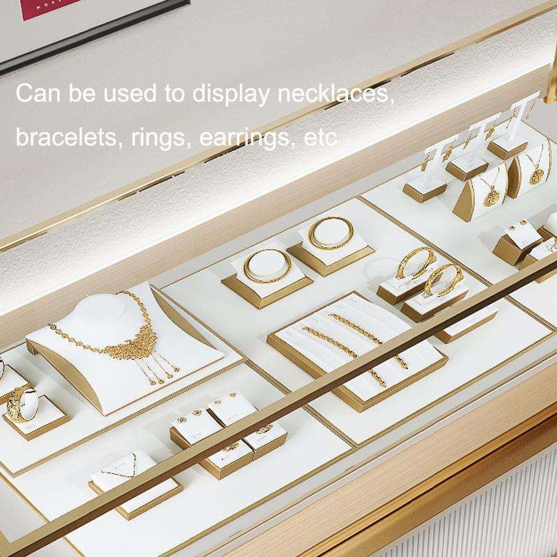 5x5x5.5cm Ring Display Stand Jewelry Display Microfiber Jewelry Props Display Rack