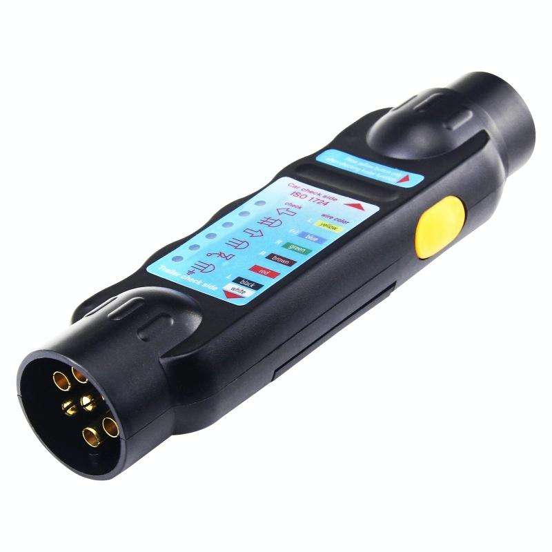 TS170E-Z 12V Car Resistance Trailer Plug Socket Trailer Tester Connector Recorder With 2 Conversi...