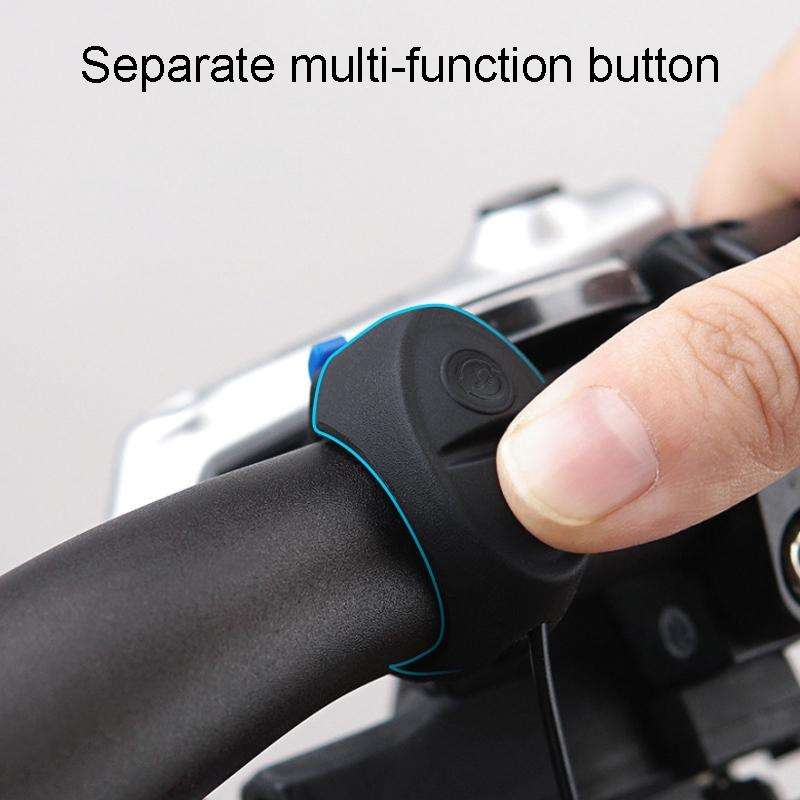 USB Mountain Bike Horn Bicycle Electric Horn (Black)