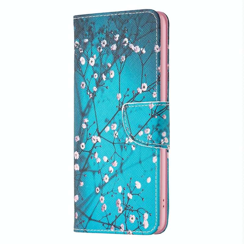 For vivo Y27 4G Colored Drawing Pattern Leather Phone Case(Plum Blossom)