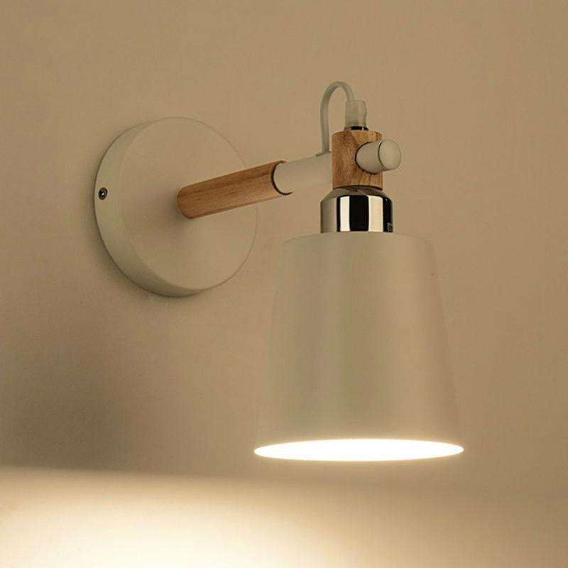Staircase Aisle Bedside Bedroom Wall Lamp Creative Simple Background Restaurant Oblique Barrel Li...
