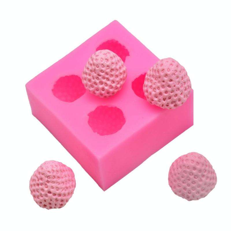 DIY Strawberry Chocolate Baking Silicone Mold(Pink)