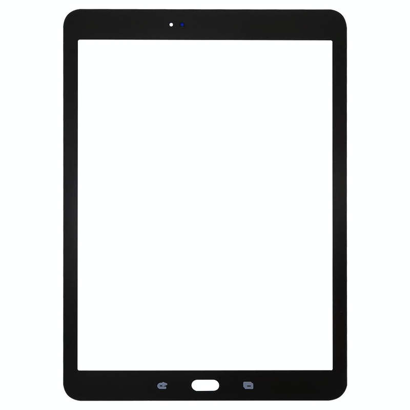 For Galaxy Tab S2 9.7 / T810 / T813 / T815 / T820 / T825 Front Screen Outer Glass Lens (Black)