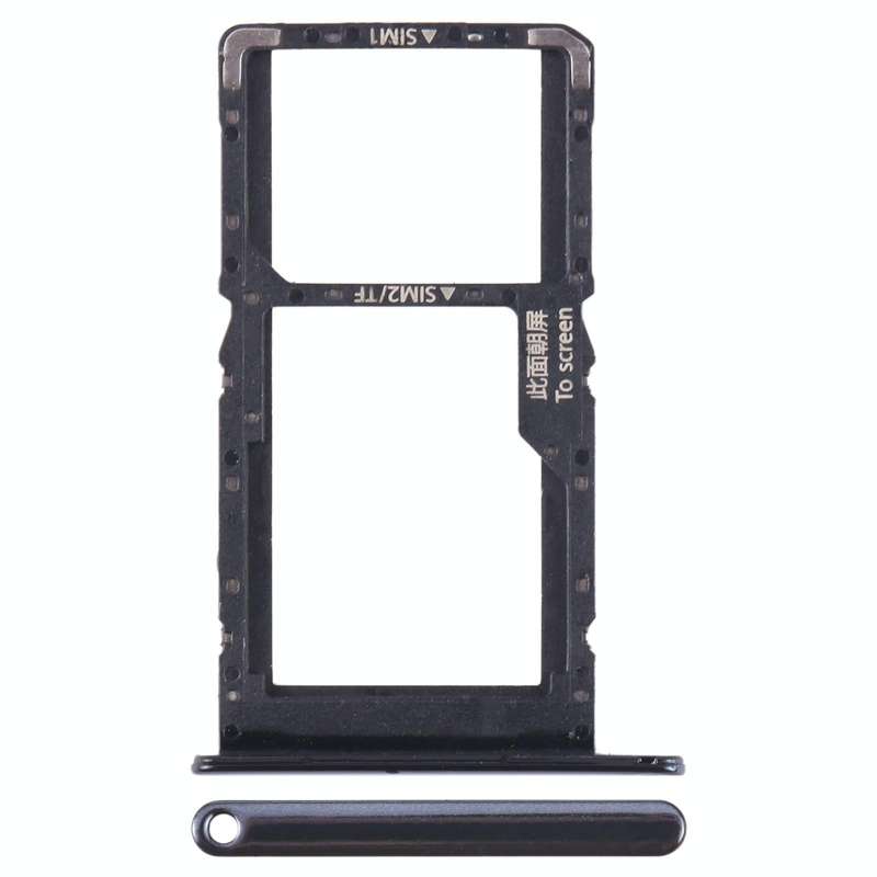 For Huawei Maimang 11 SIM + SIM / Micro SD Card Tray (Black)