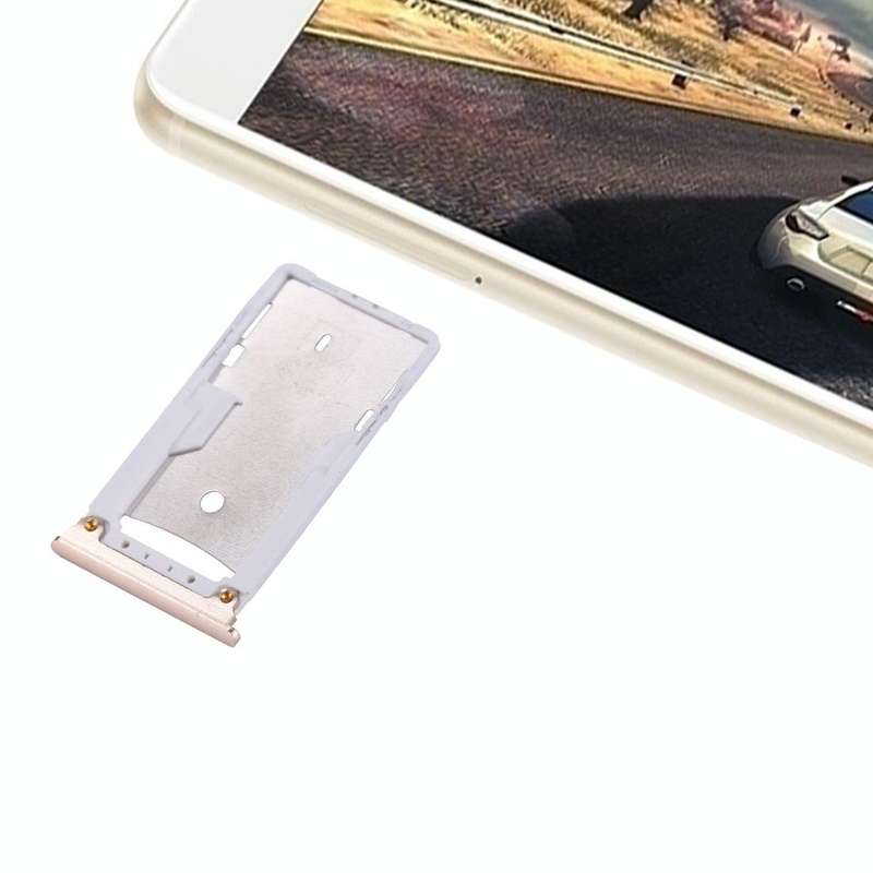 For Xiaomi Mi Max 2 SIM & SIM / TF Card Tray(Gold)