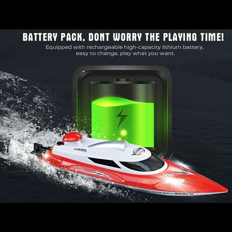 HongXunJie HJ806 2.4Ghz Water Cooling High Speed Racing Boats with Remote Controller, Auto Flip F...