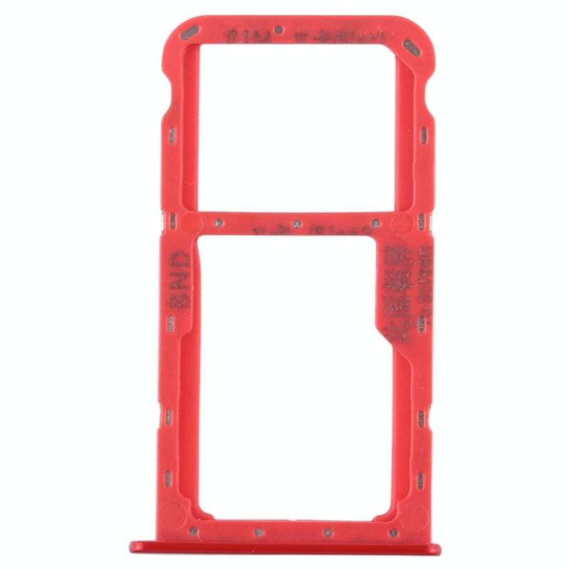 SIM Card Tray + SIM Card Tray / Micro SD Card Tray for Huawei Honor Play 7X (Red)