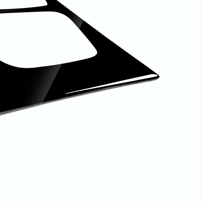 Car Right Drive Gear Panel Decorative Sticker for BMW X5 E70 2008-2013 / X6 E71 2009-2014(Black)