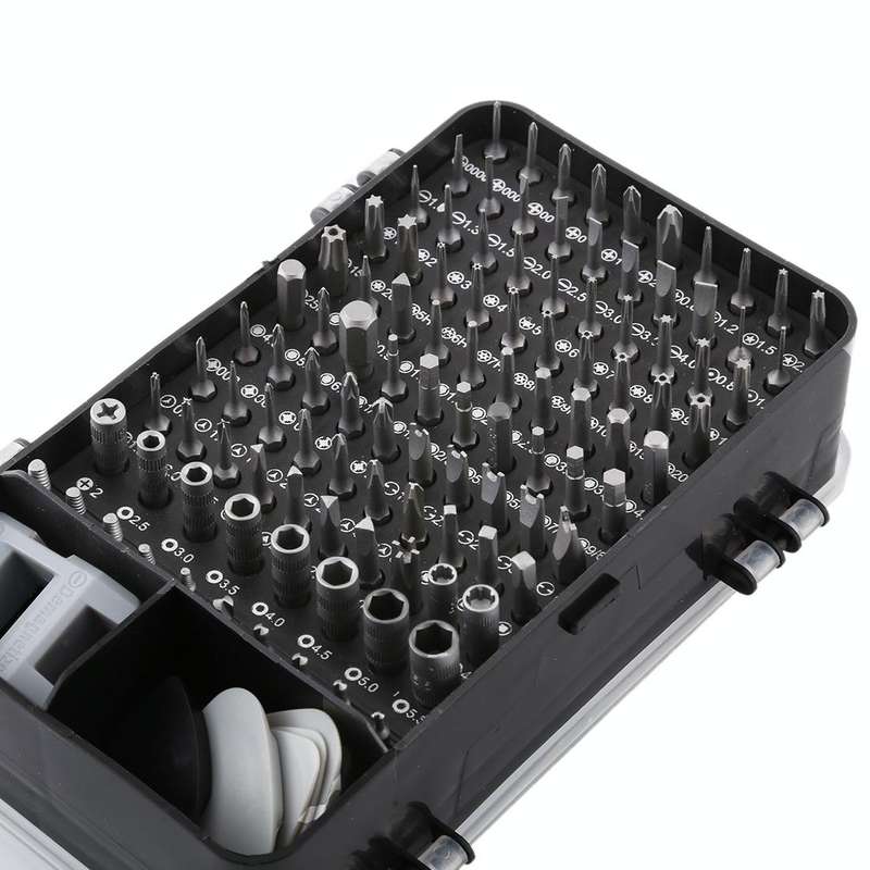 135 in 1 DIY Mobile Phone Disassembly Tool Clock Repair Multi-function Tool Screwdriver Set(Black...