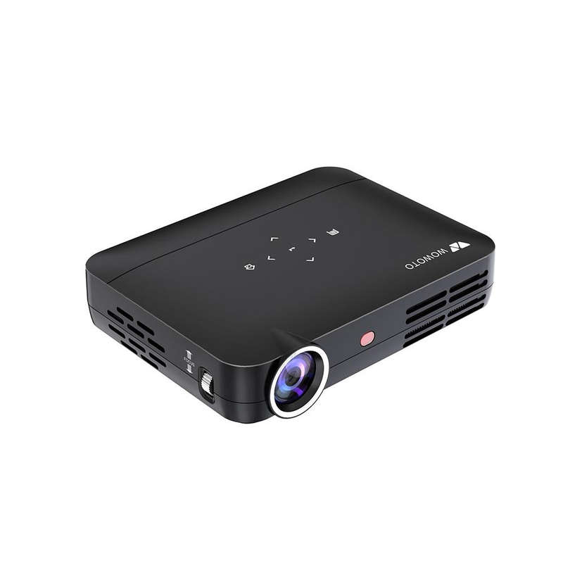 WOWOTO H10S TIDLP DMD 0.45 inch 1280 x 800 4K 500ANSI RGB LED Smart Projector(US Plug)