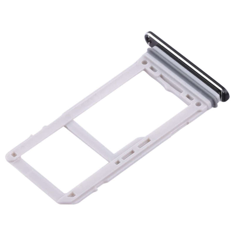 For Galaxy S8 / S8+ 2 SIM Card Tray / Micro SD Card Tray (Black)