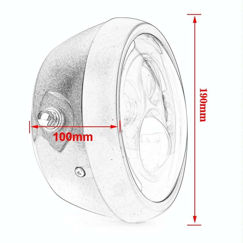 7.5 Inch Motorcycle Modified Headlights Without Bracket