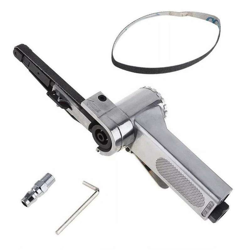 Pneumatic Belt Machine Pneumatic Sander Ring Belt Machine Polisher, Size:52x2cm