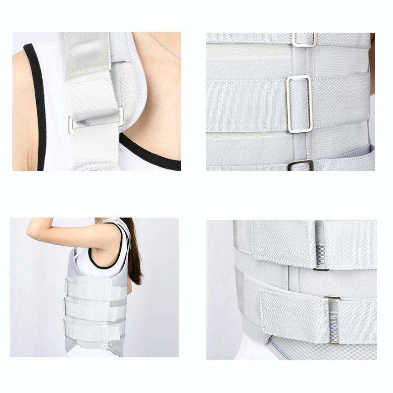Mesh Style Thoracolumbar Fixation Belt Strap Type Protective Gear with Airbag, Specification: M