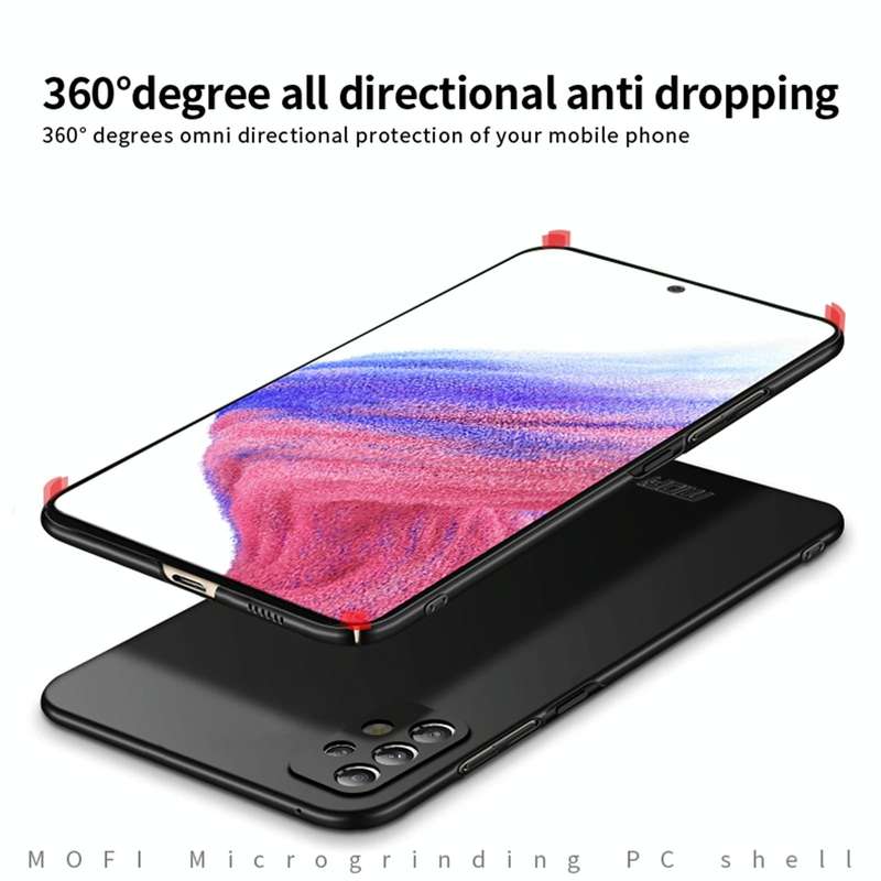 For Samsung Galaxy A53 5G MOFI Frosted PC Ultra-thin Hard Phone Case(Gold)