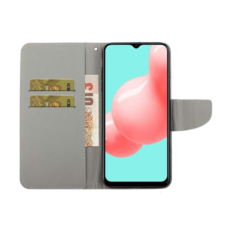For Samsung Galaxy A32 5G 3D Colored Drawing Horizontal Flip Leather Phone Case with Holder & Car...